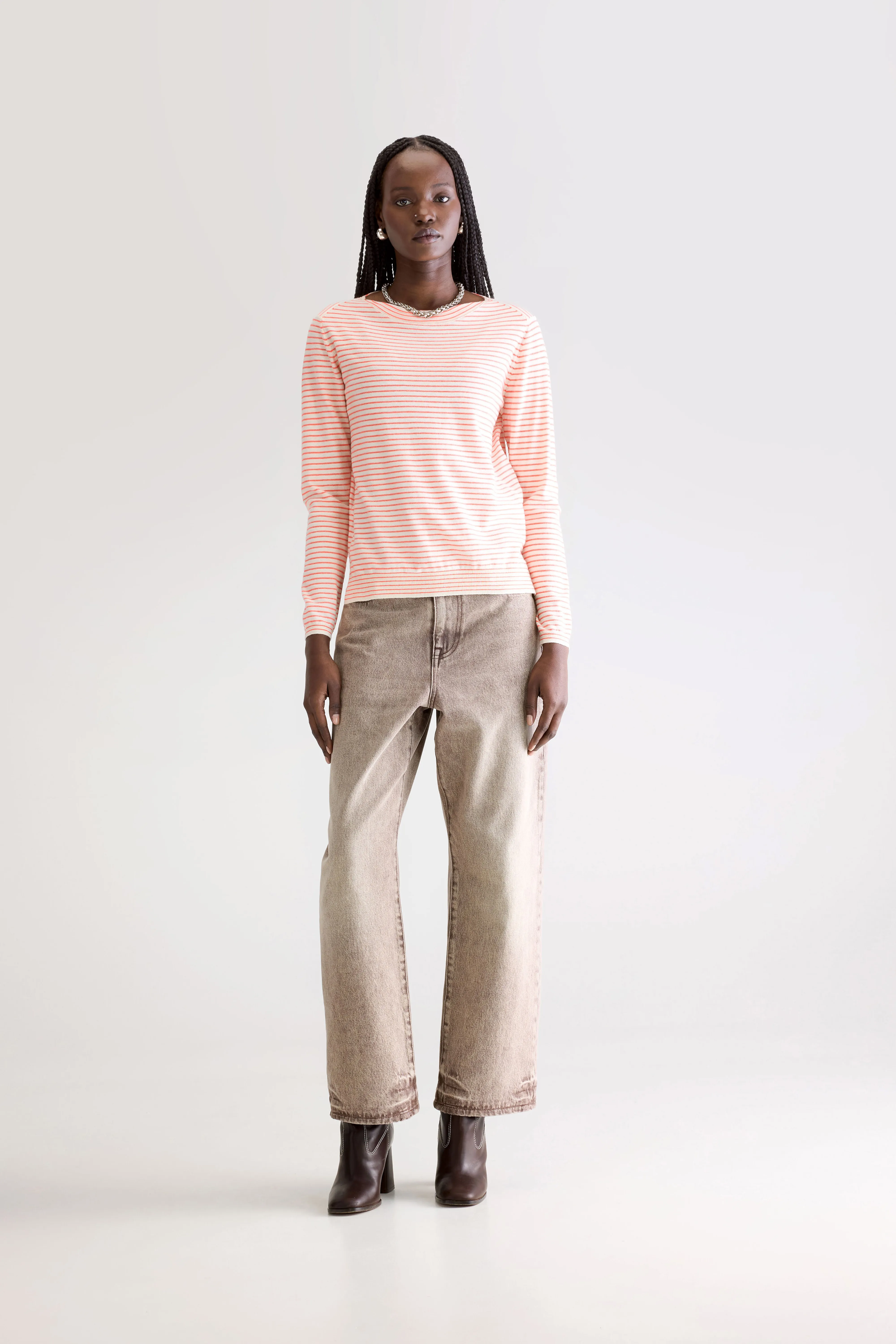 Bellerose Gop boatneck sweater (252 / W / STRIPE B)