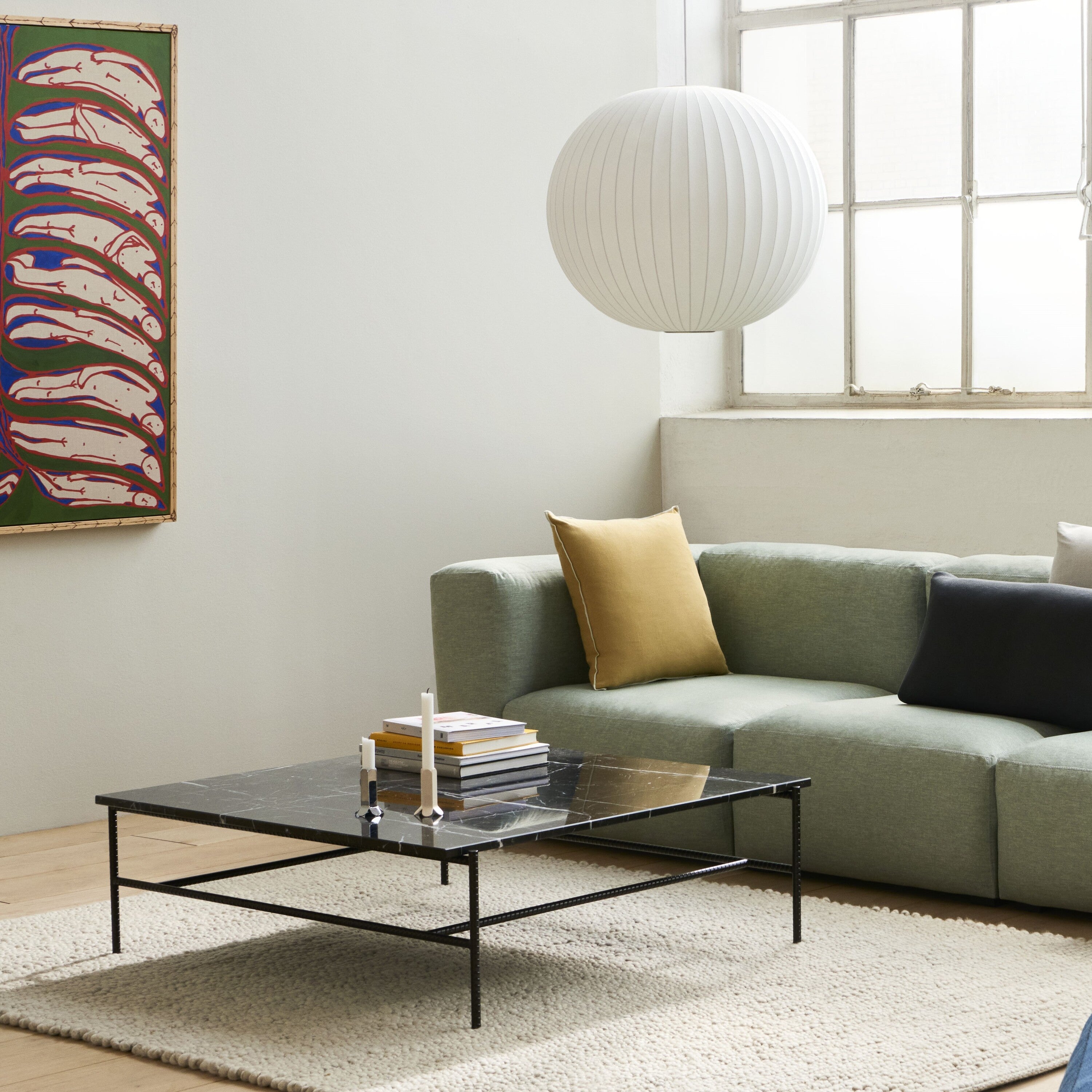 HAY Rebar Salontafel - Soft Black - H 33 x B 104 x D 100 cm