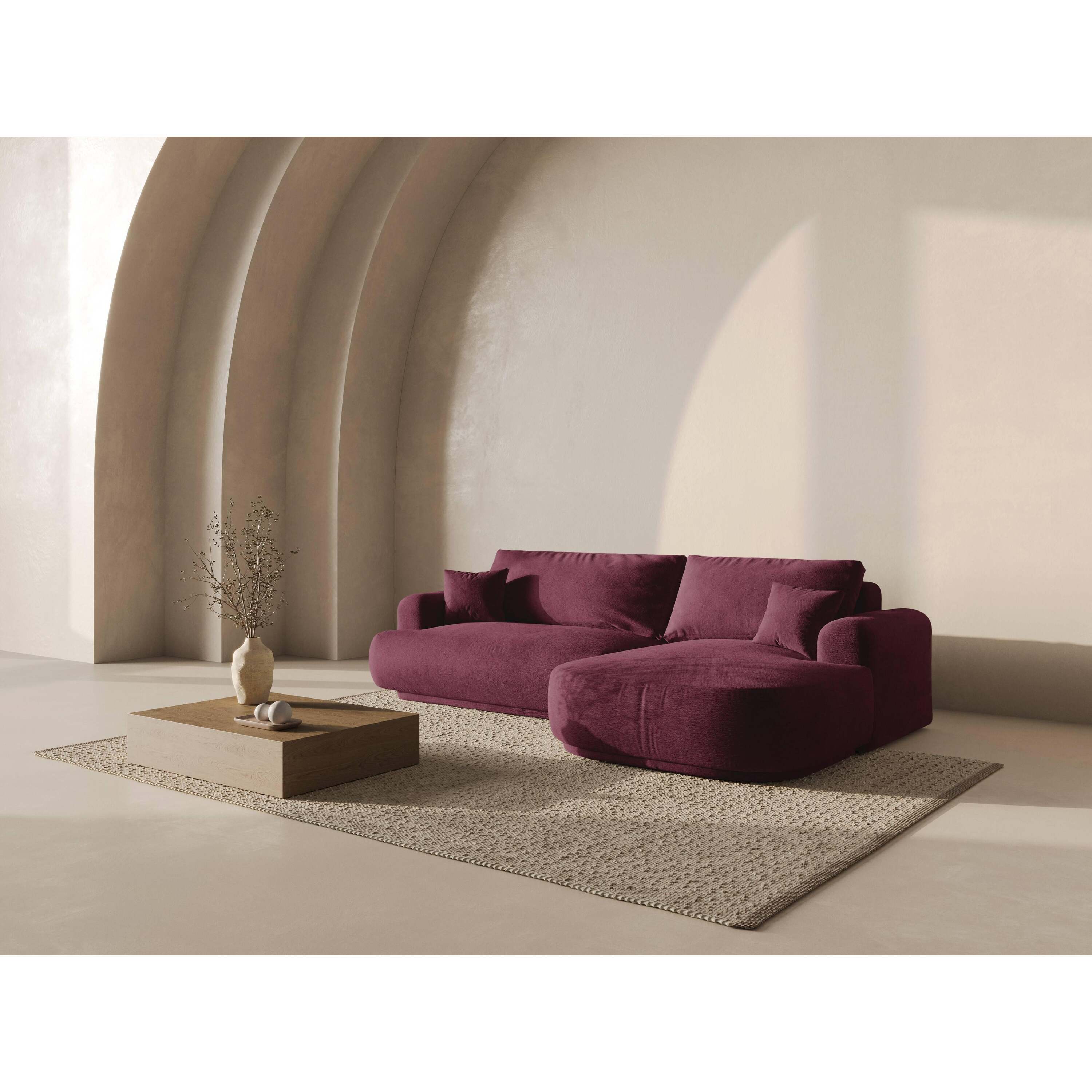 Micadoni Hoekslaapbank rechts met opbergvak Ella