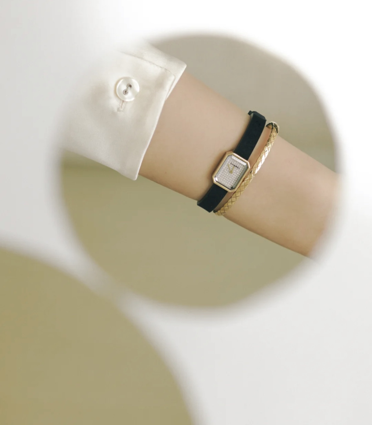 Chanel Coco Crush Open Cuff Bangle Bracelet - Original Replica Club