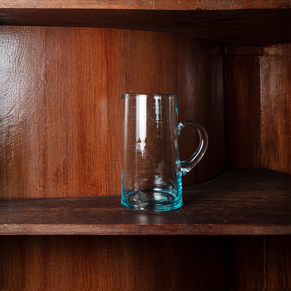Carafe en verre recyclé