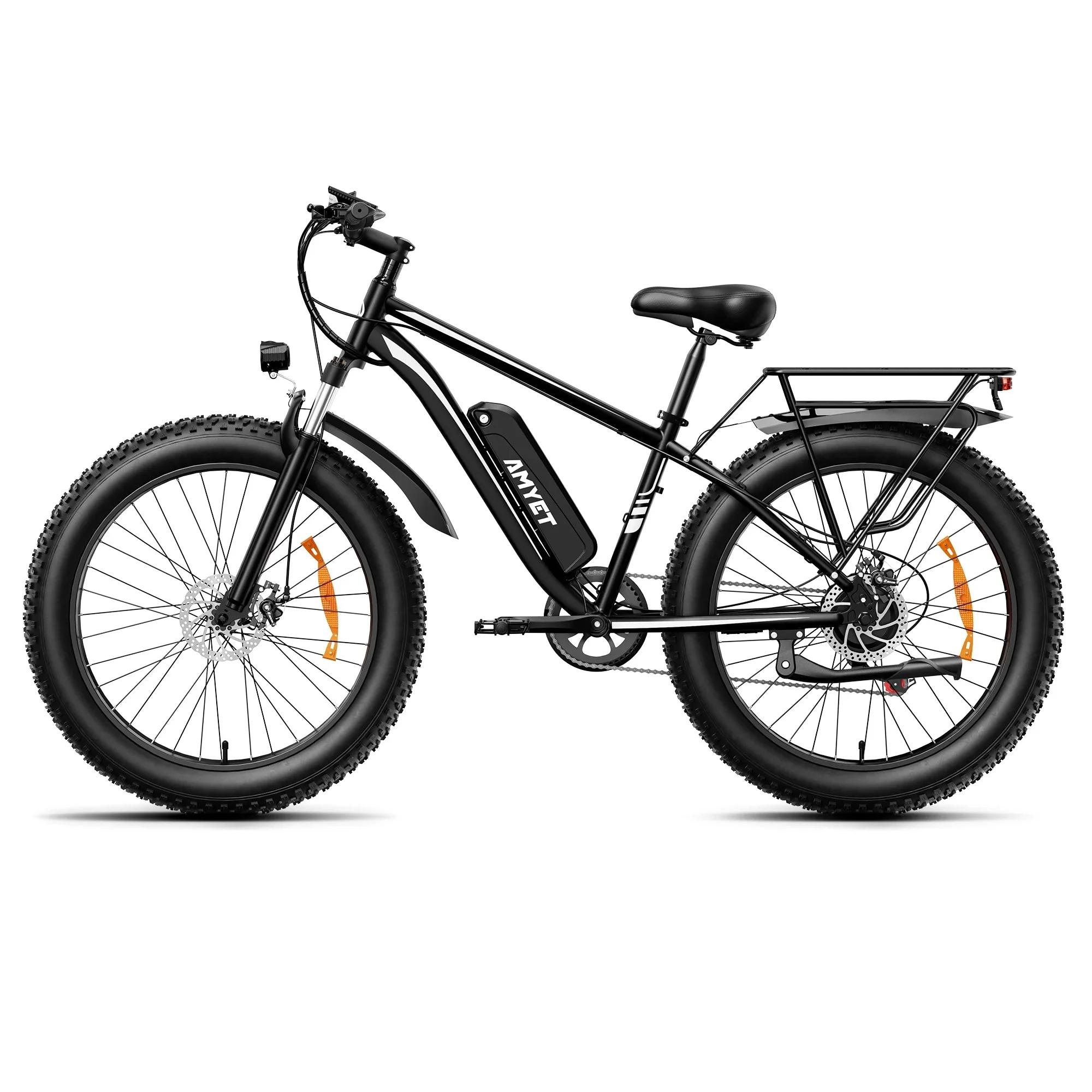 AMYET 26 x 4 Fat Tire Electric Mountain Bike, 48V 15Ah, 7-Speed - EB26 - Image 8 AMYET 26 x 4 Fat Tire Electric Mountain Bike, 48V 15Ah, 7-Speed - EB26 - Image 8