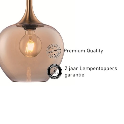 Freelight Freelight Plafondlamp Fresu Amber Glas Ø 24cm Fitting E27