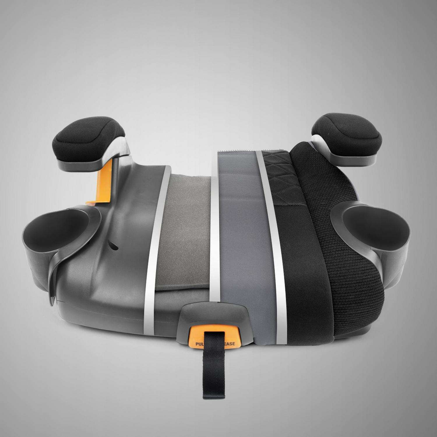 Chicco KidFit Zip Plus 2-in-1 Belt Positioning Booster Car Seat - Taurus (Black/Grey). New - Image 6