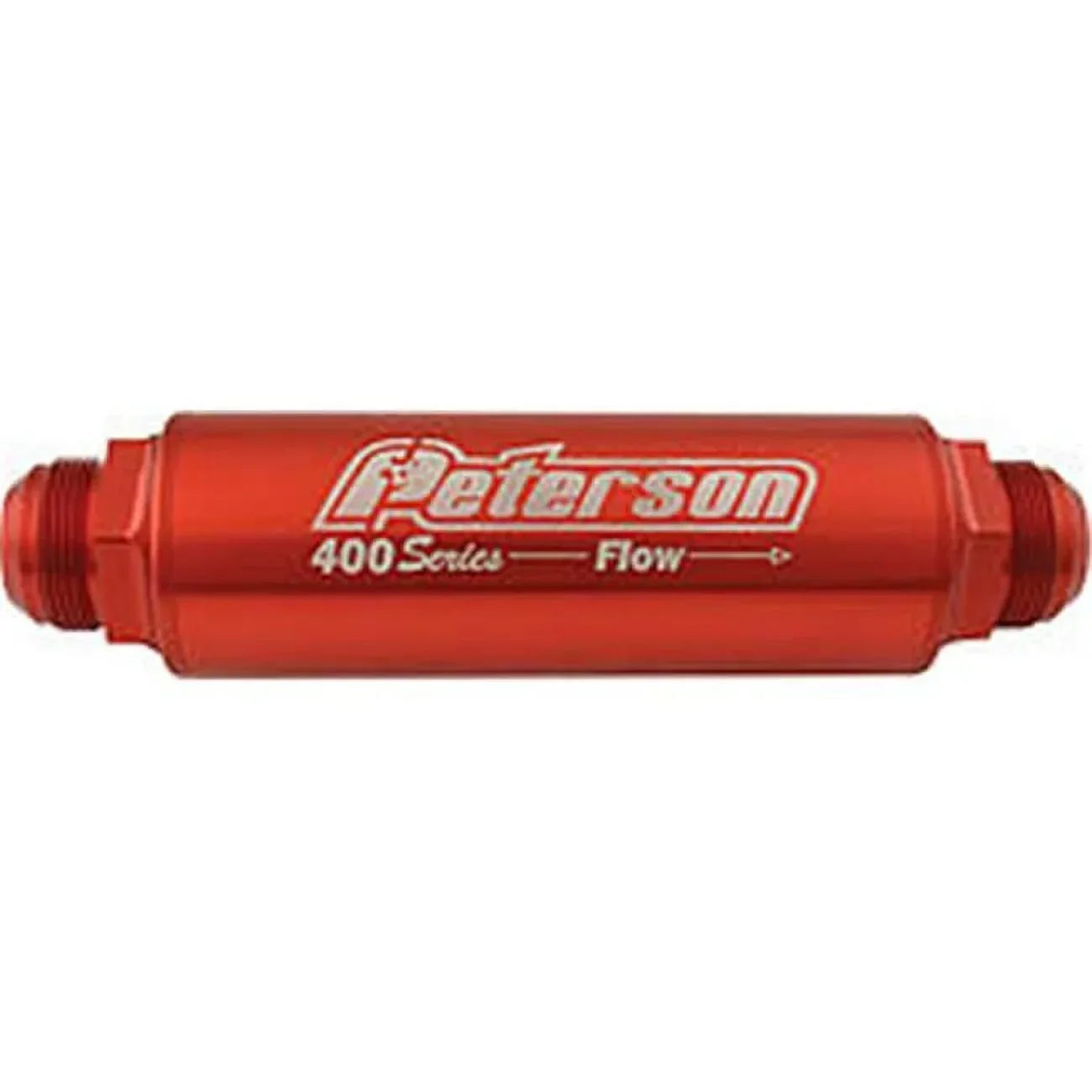 Peterson Fluid 400 Series Inline Oil Filter - 20 AN Fittings, 75 Micron