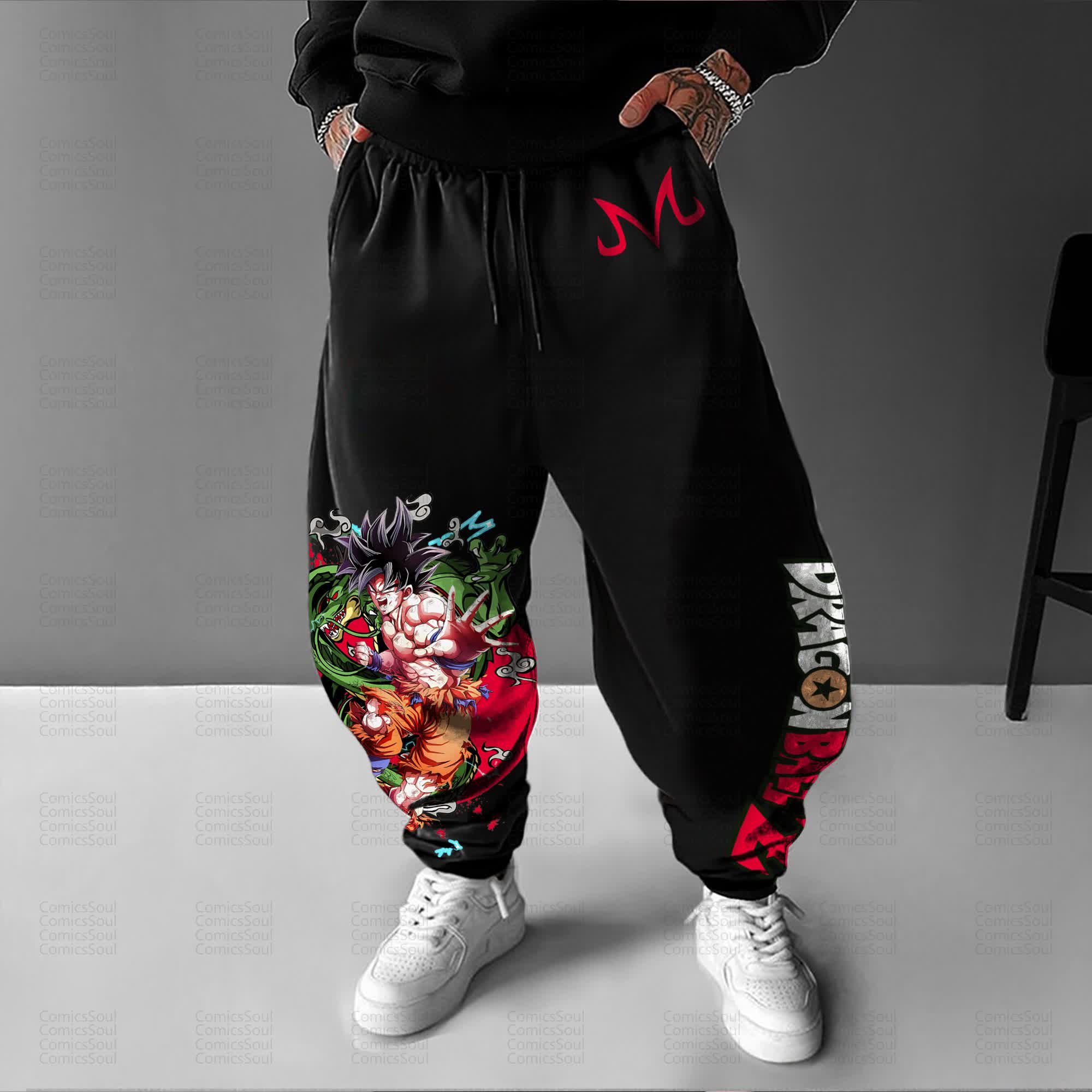 Unisex Anime Inspired Vintage Pants丨Comicssoul