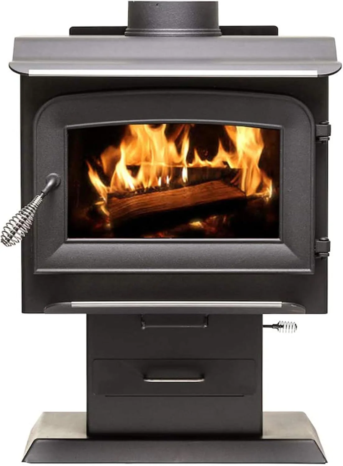 Ashley Hearth AW1120E-P 1200 Sq. Ft. Pedestal Wood Stove
