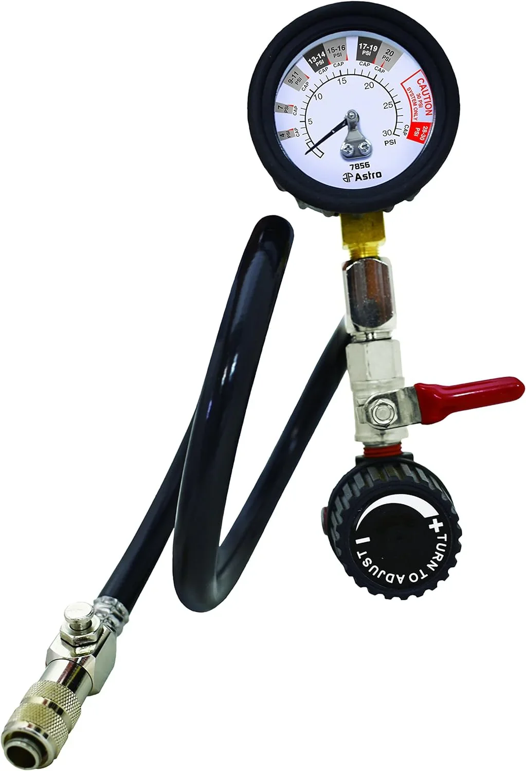 Pneumatic Tool 78585 Universal Radiator Pressure Tester & Vacuum Type Cooling System Kit