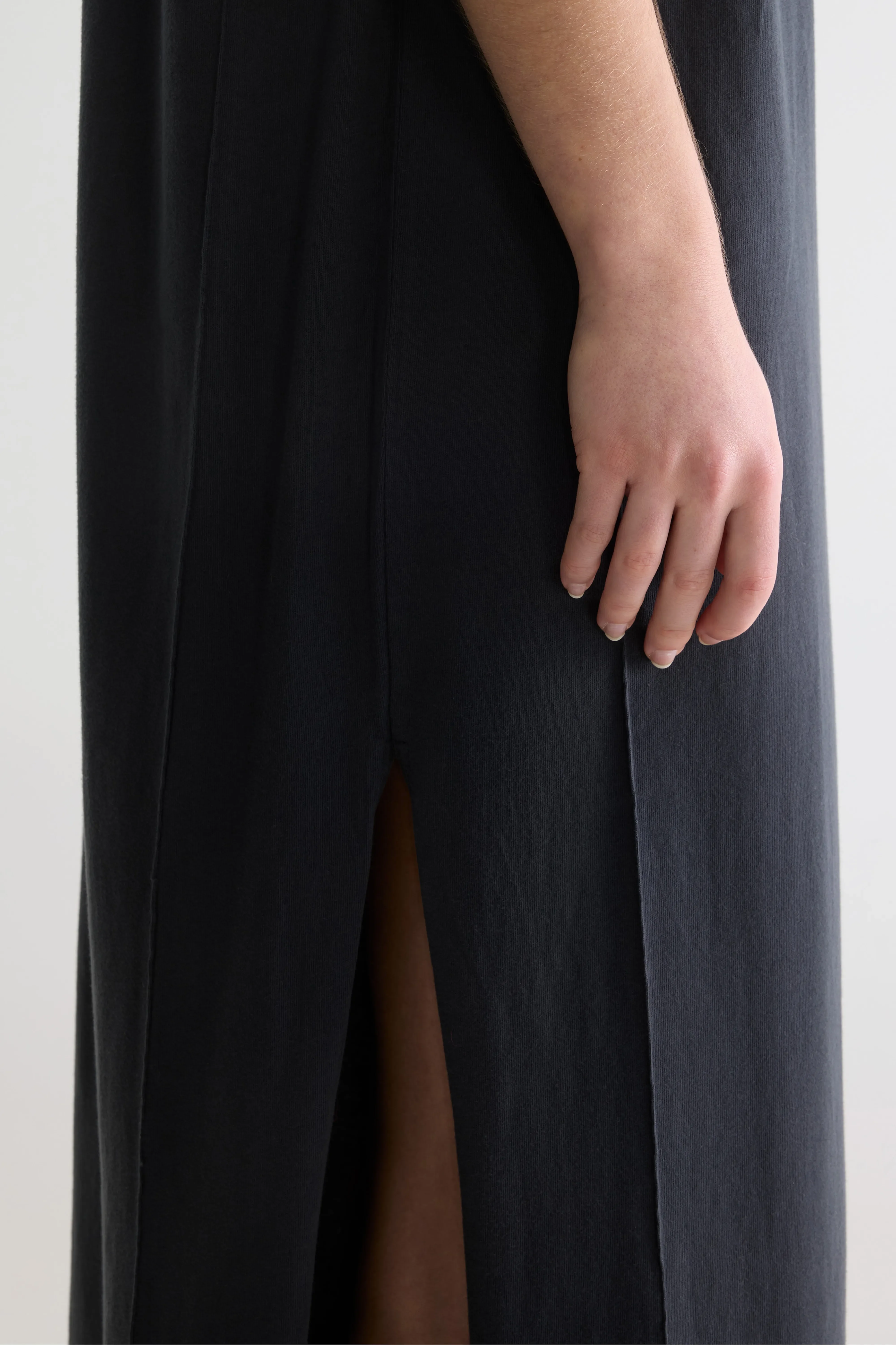 Bellerose Cling jersey long dress (261 / W / BLACK SAND)