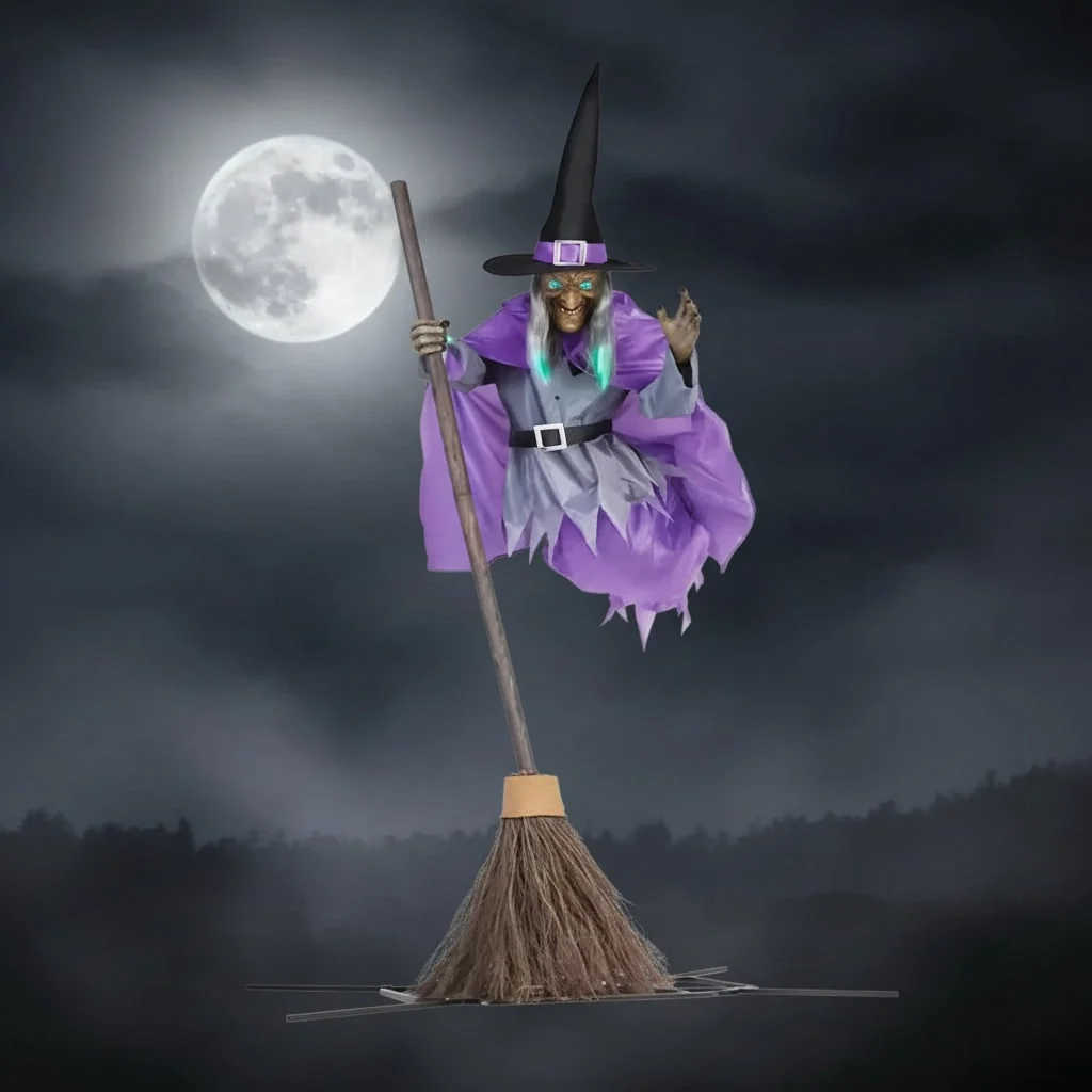 Halloween Costumes Hanging Witch Yard Decoration