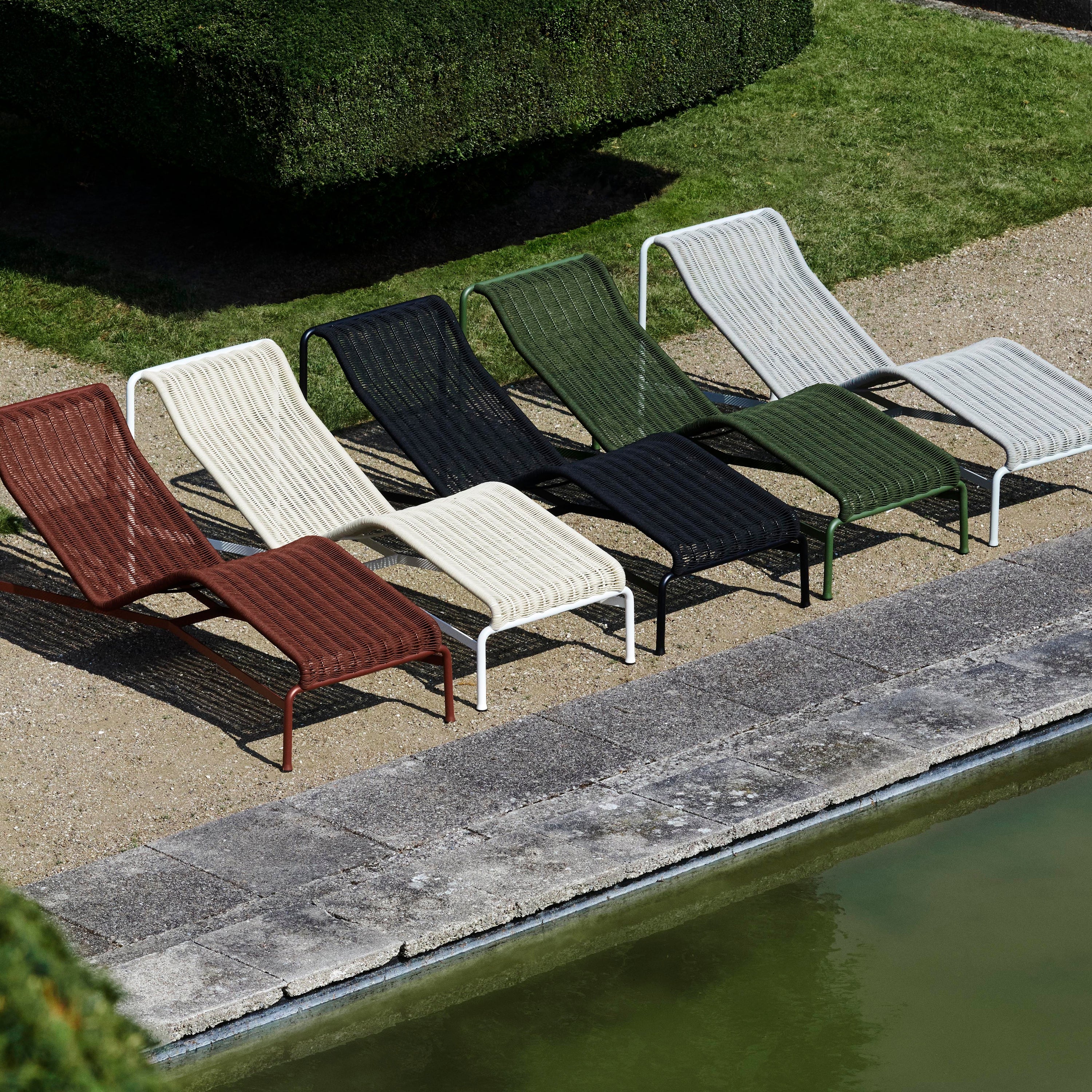 HAY Palissade Cord Ligbed - Antraciet