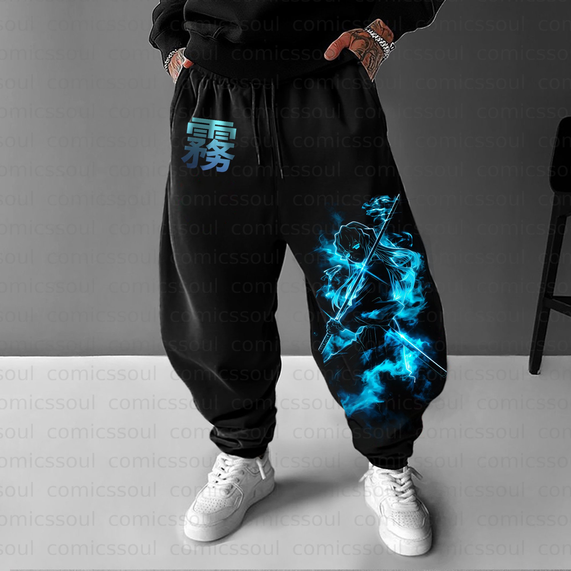 Unisex Anime Inspired Vintage Pants丨Comicssoul