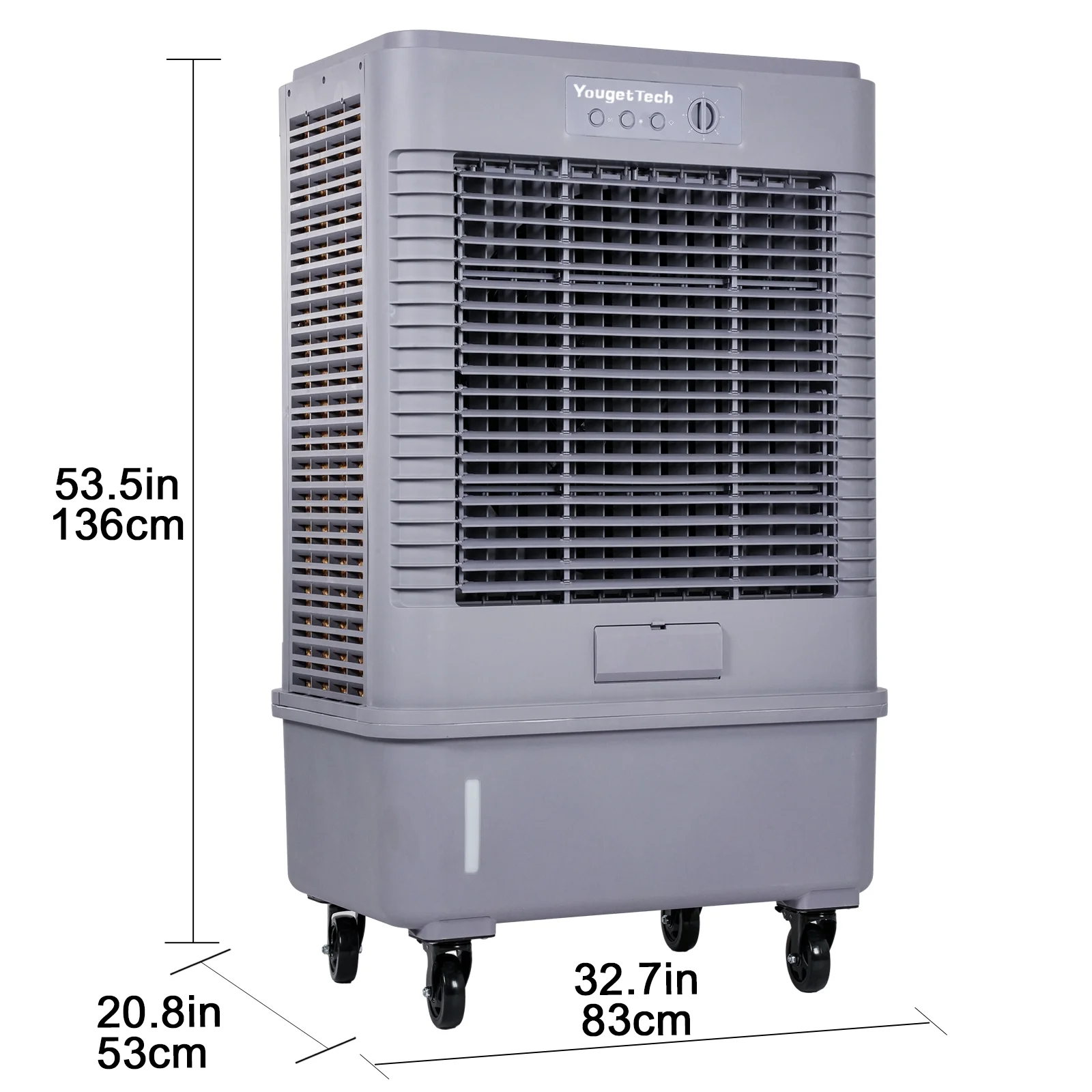YougetTech 37'' Portable 3000CFM Evaporative Air Cooler - Image 30