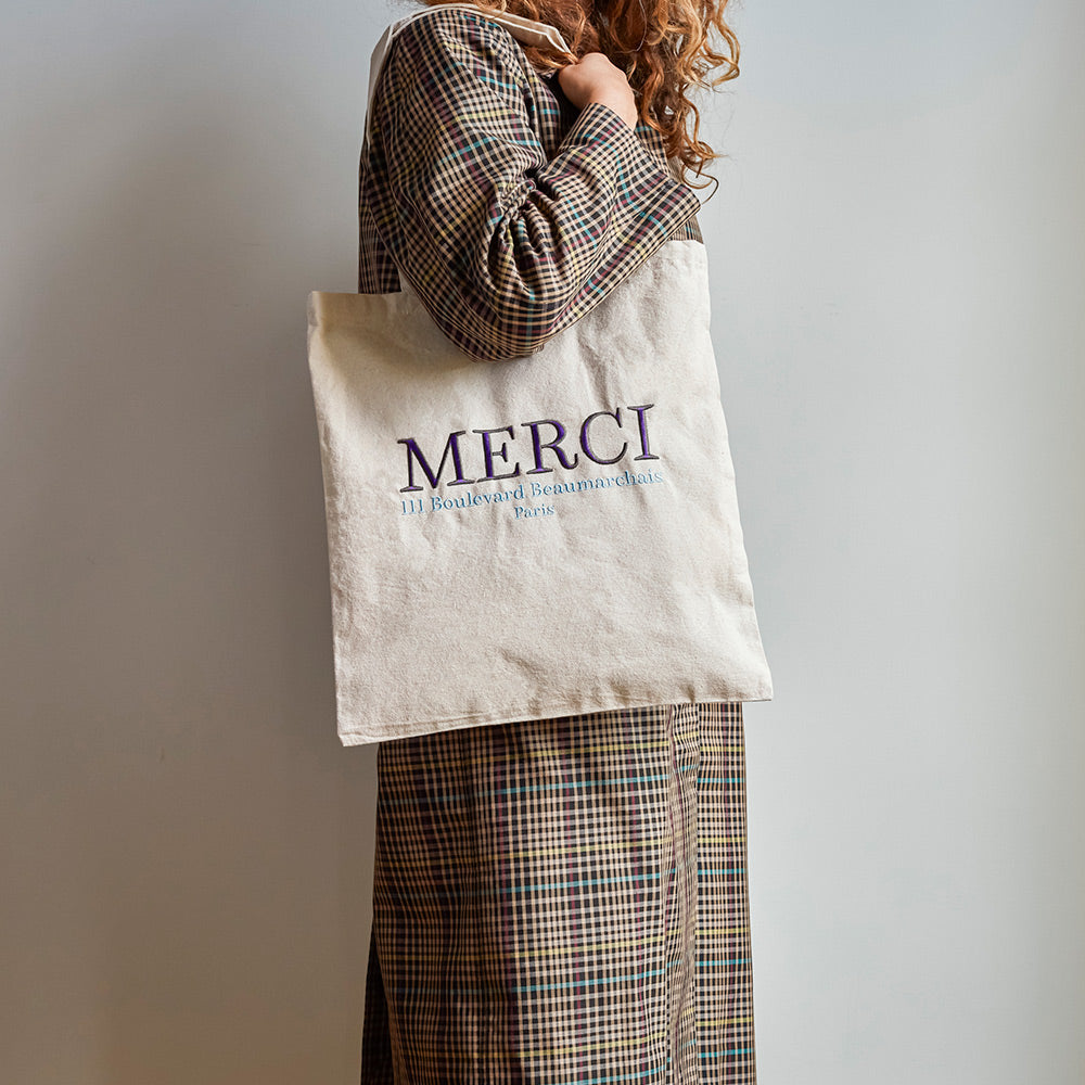 Merci - Tote Bag en coton - Merci 111 Violet