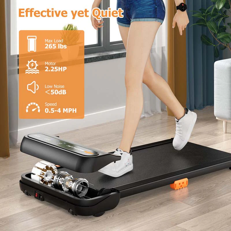 Eletriclife Under Desk Walking Pad Treadmill with Watch-Like Remote Control