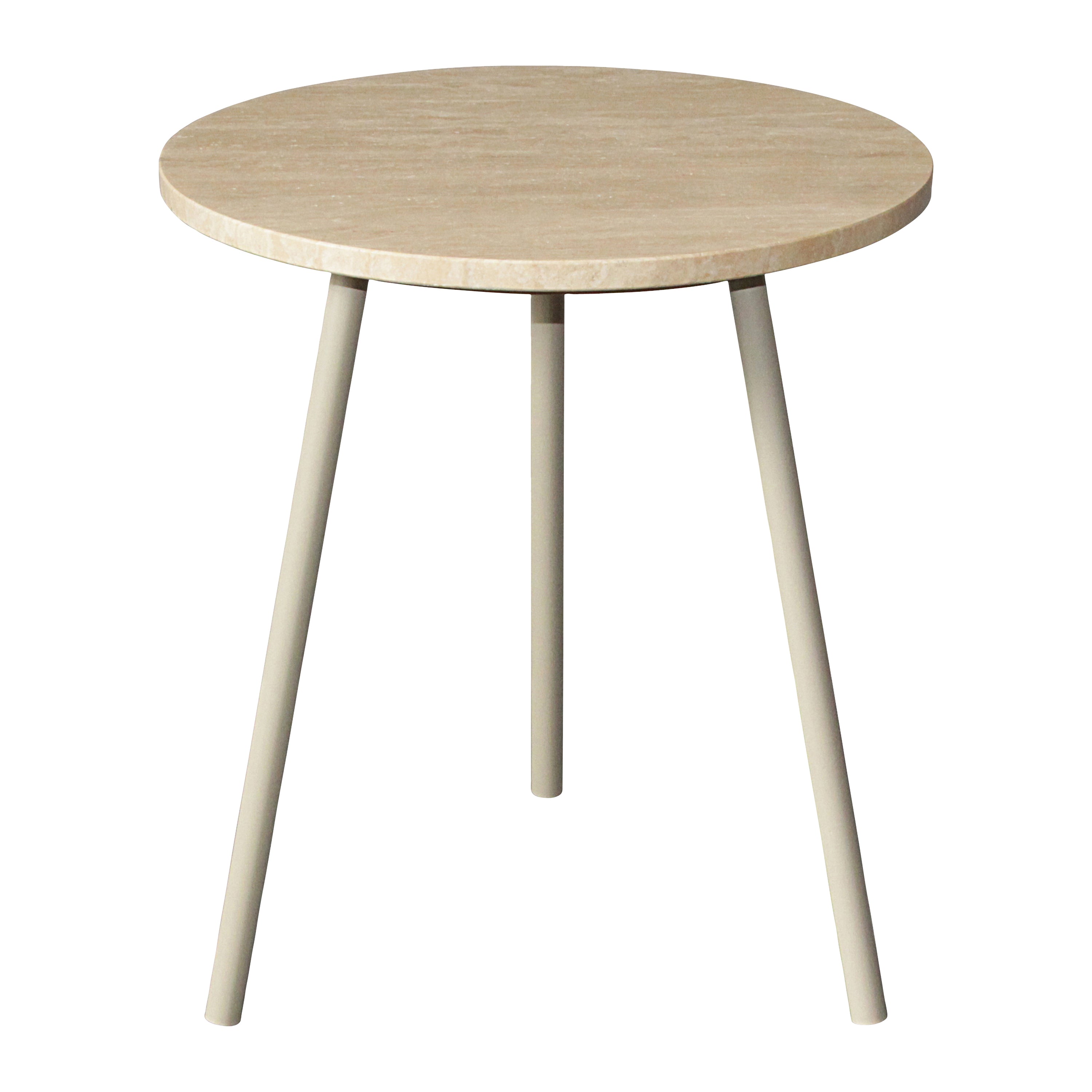 Blokker Vein Bijzettafel H 51 x Ø 45 cm - Naturel