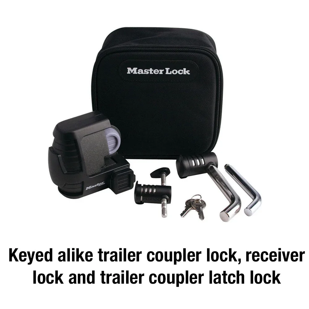 Master Lock Trailer Coupler And Receiver Lock Combo Pack - 3794DAT - Image 2 Master Lock Trailer Coupler And Receiver Lock Combo Pack - 3794DAT - Image 2
