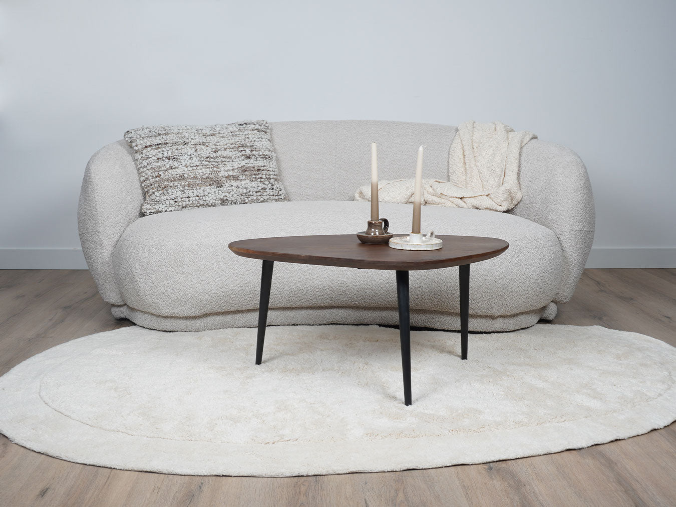 Veer Carpets - Wasbaar Vloerkleed Bodi - Natural 160 x 230 cm