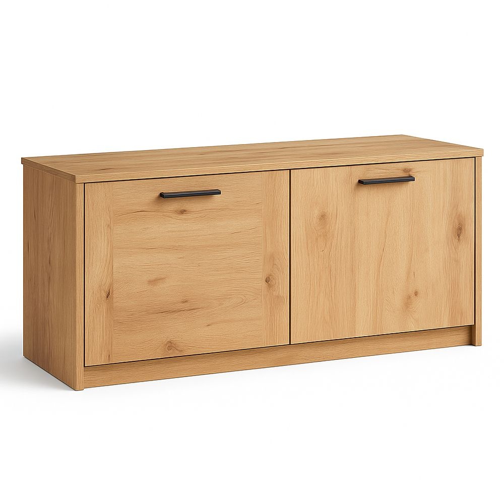 Aparador 100x40 cm Comedor Madera Roble Natural Armario Almacenamiento