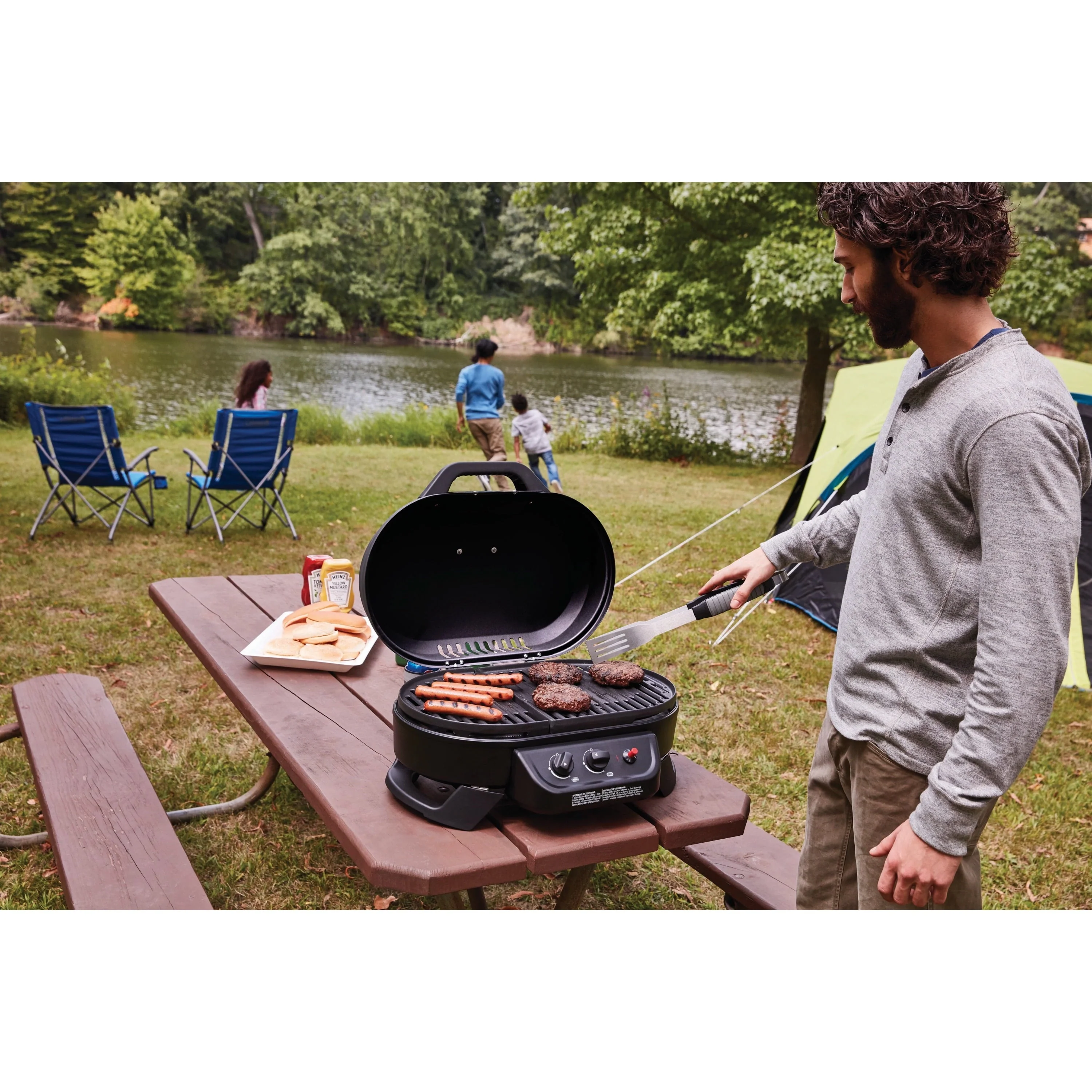 Coleman Roadtrip 225 Tabletop Propane Gas Grill, Black - Image 2