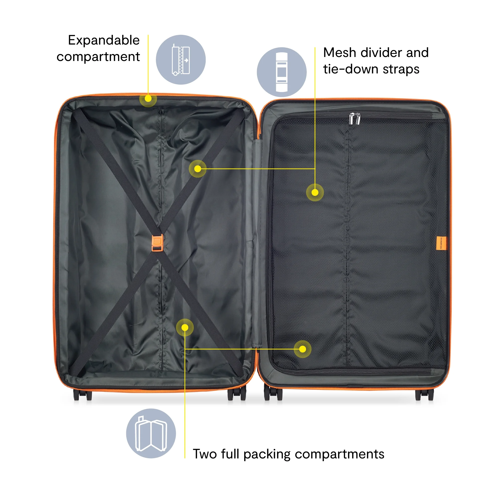 Securitech by Delsey, Citadel 31" Large Checked Hardside Spinner Luggage Green - Image 3