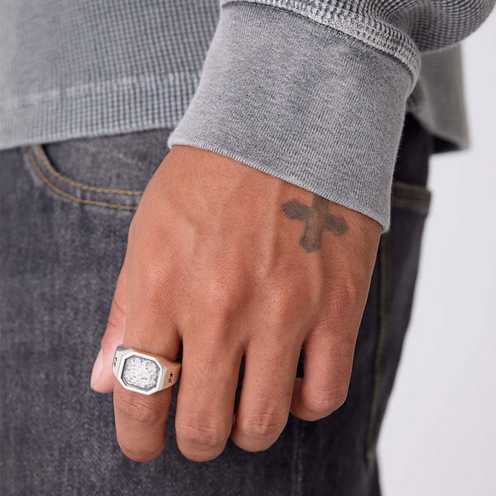 TWOJEYS - Bague Hex - Argent
