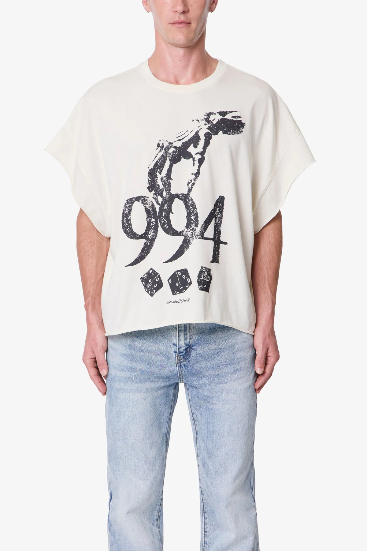 Gamble Cutoff Tee - Off White