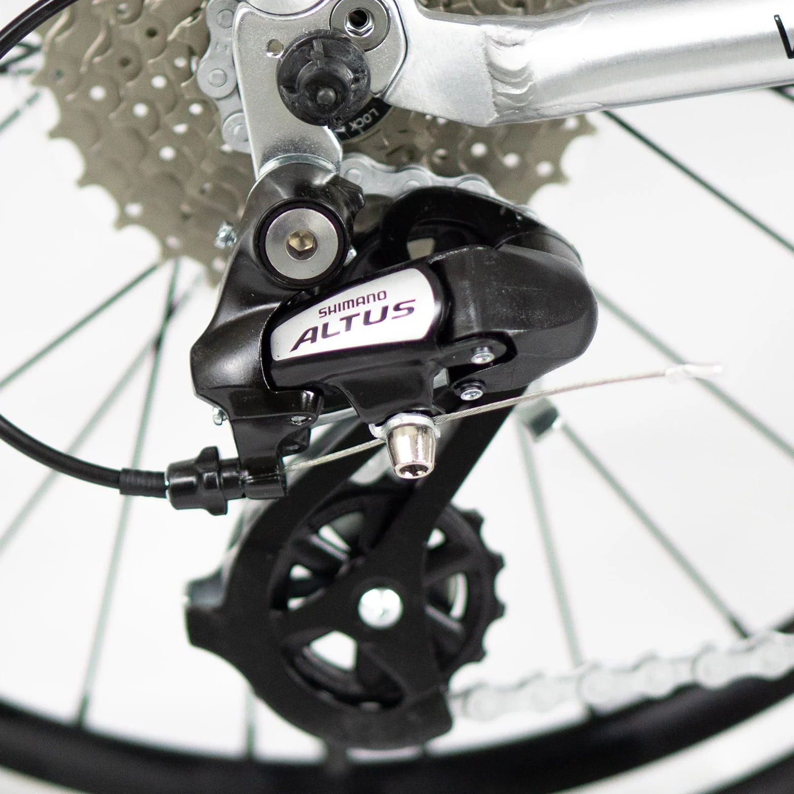 ZiZZO Liberte 8-Speed 20" Wheel, Aluminum Folding Road Bicycle for All Genders, Silver and Black - Image 3