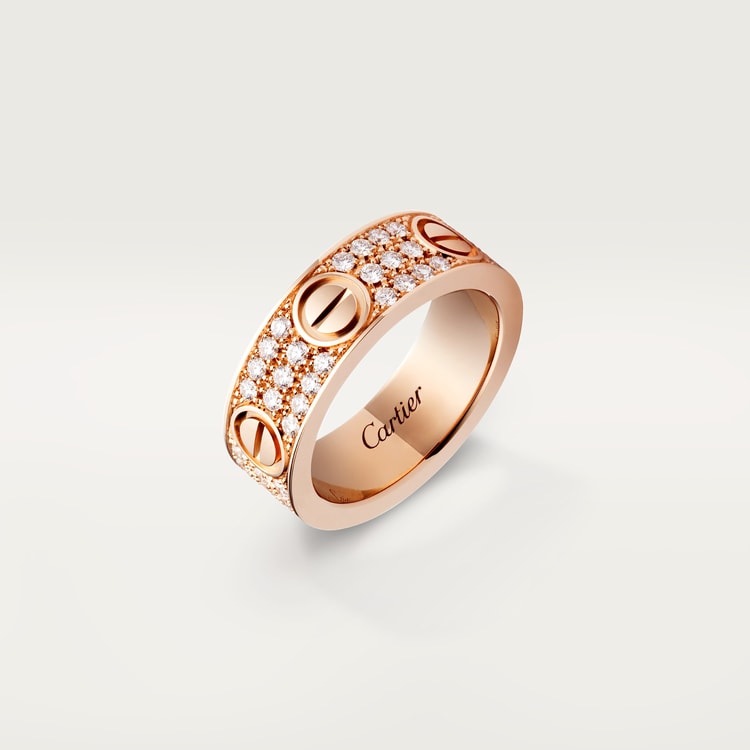 Replicate LOVE ring, classic model, paved(1:1 replica) - Original Replica Club