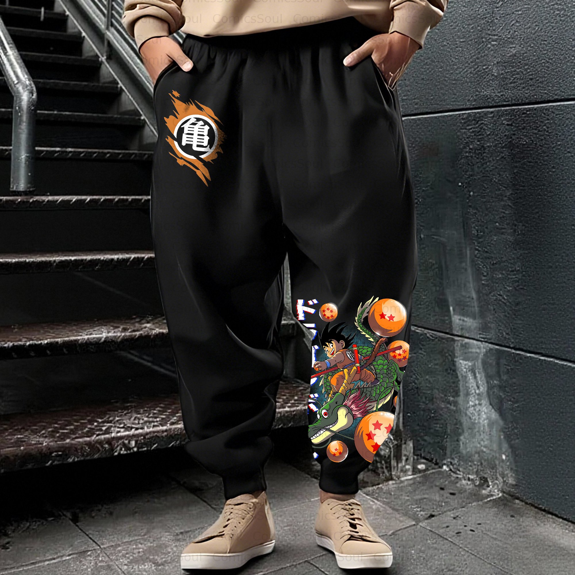 Unisex Casual Anime Streetwear Pant