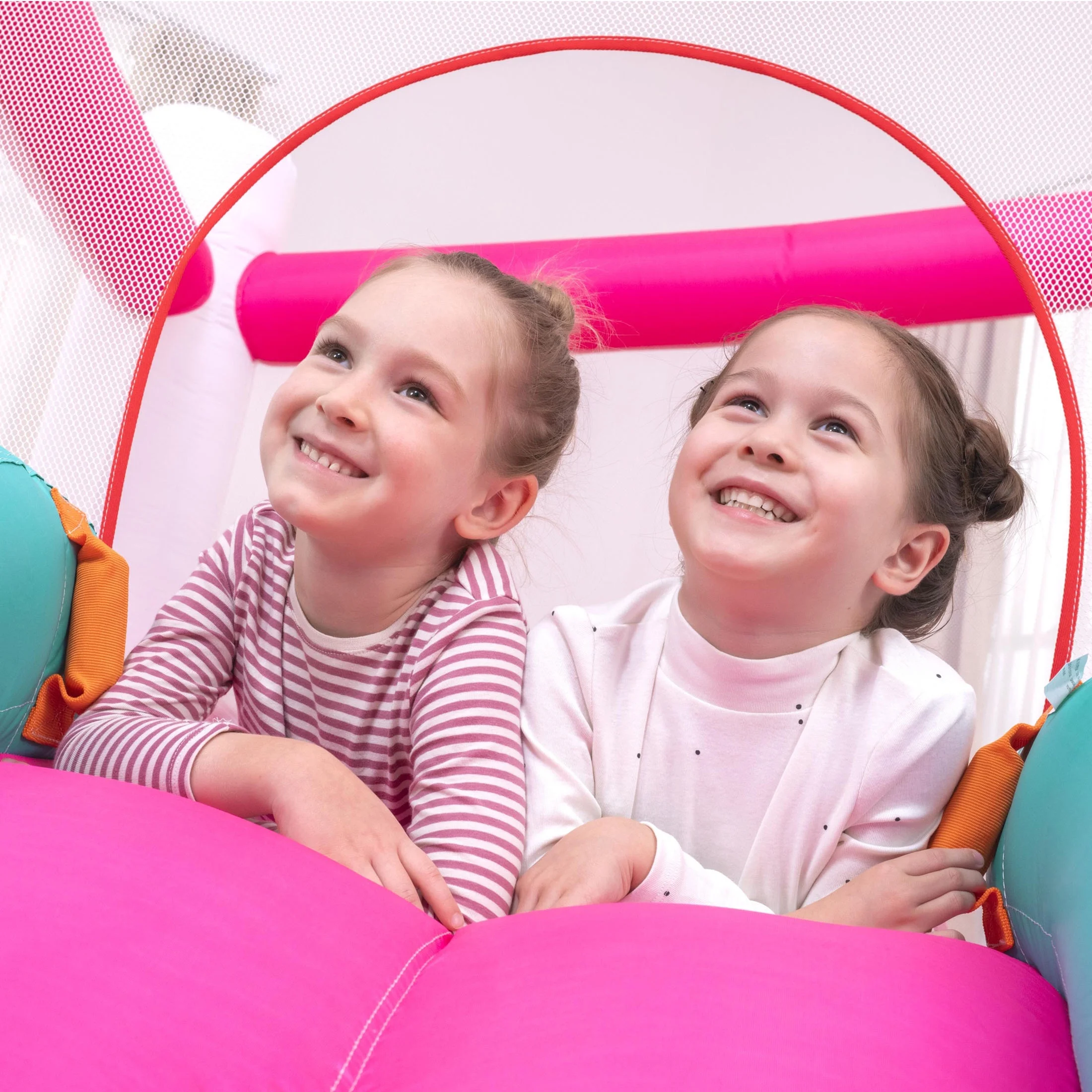 Barbie Inflatable Bounce House with Mesh Walls, Slide and Blower, Indoor/Outdoor, Ages 3+ - Image 7