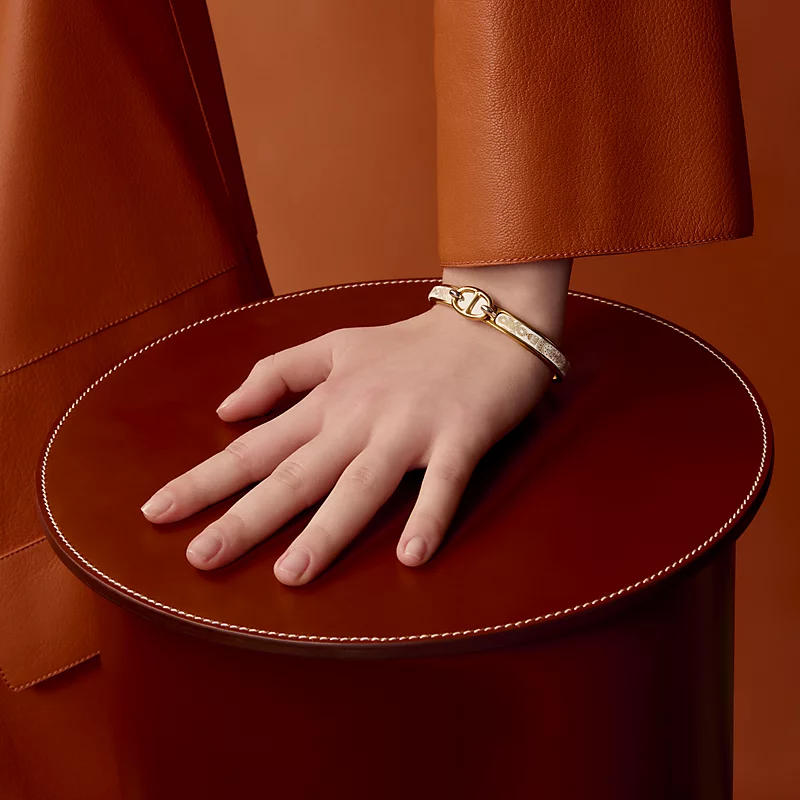 Replicate Mini Clic Chaine d Ancre Hermès Sellier Bracelet(1:1 replica) - Original Replica Club