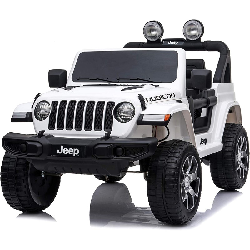 Auto Elettrica Macchina per Bambini 2 Posti Jeep Wrangler Rubicon 12V con Telecomando