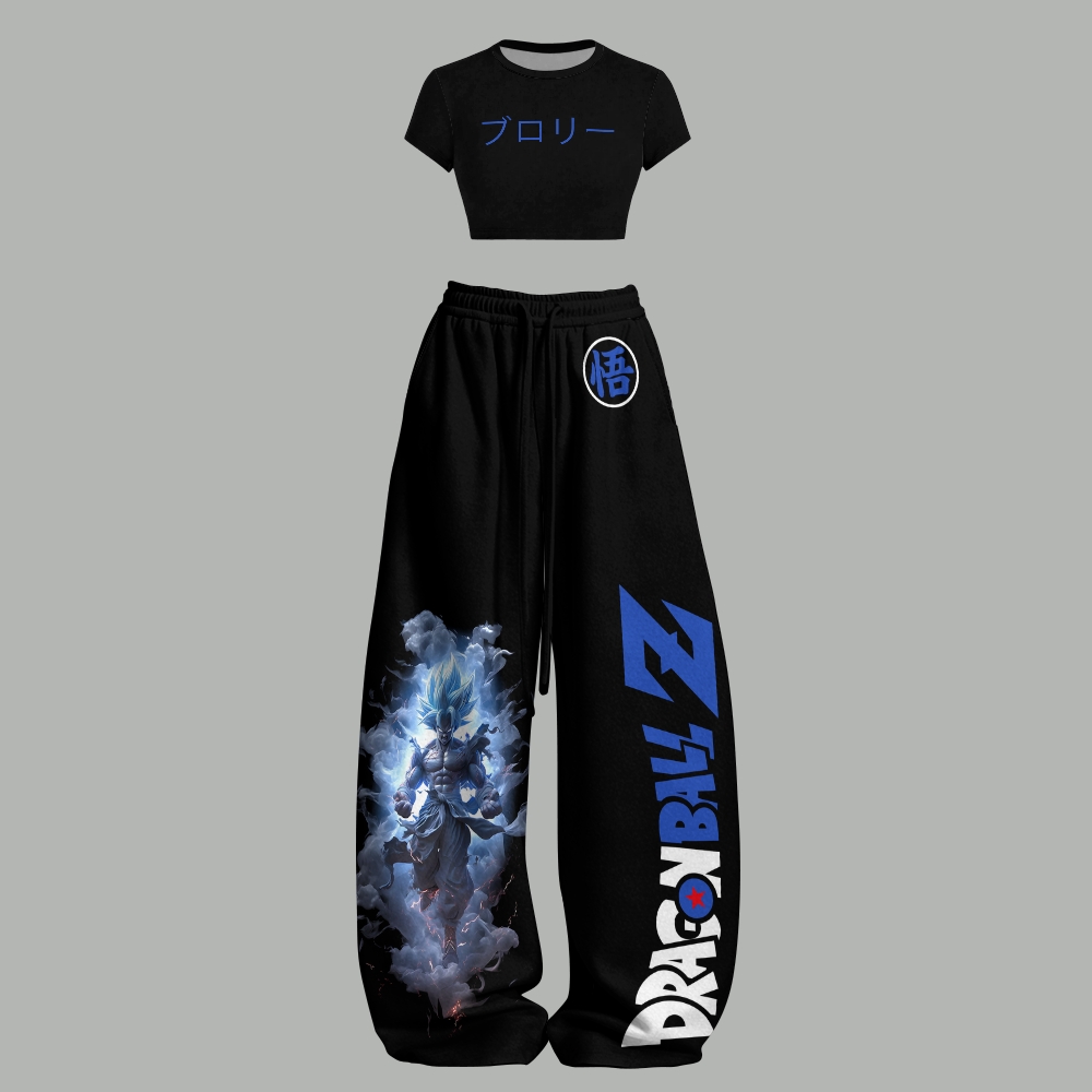 DRAGON BALL Women T-Shirt  & Elasticated Trousers Two-Piece Set