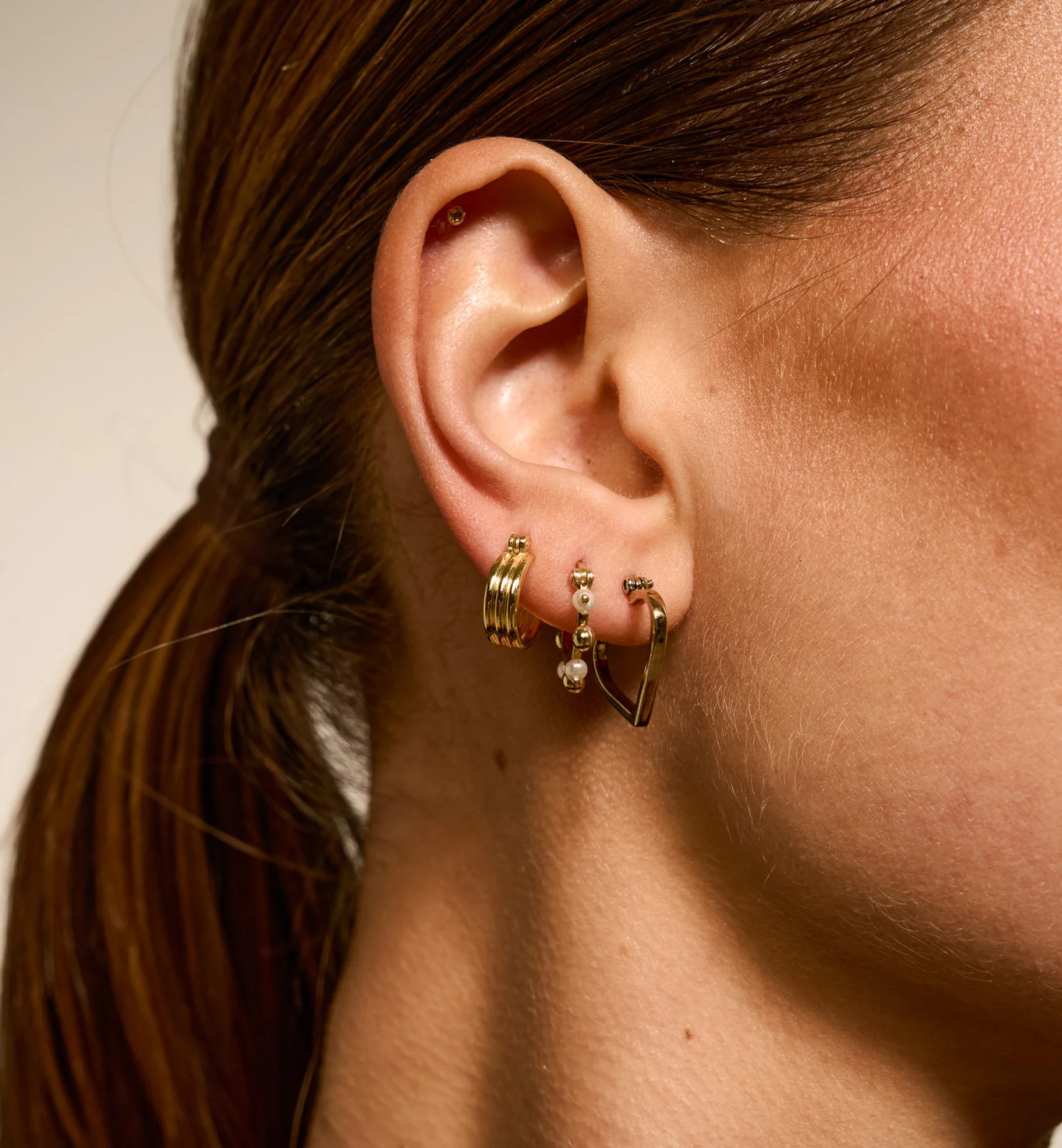Funky Love Small Hoop Earrings