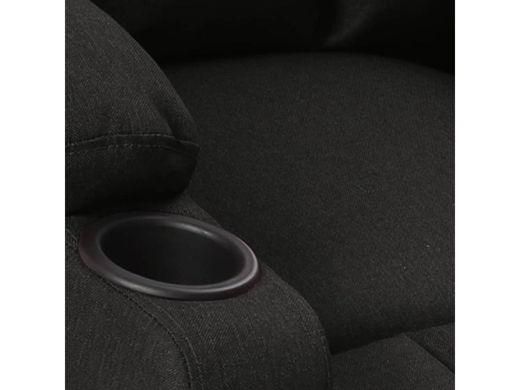 Sillón de masaje Tela negra