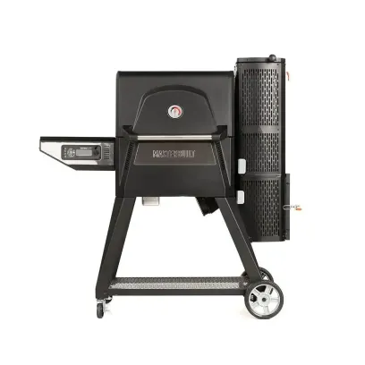 560 Digital Charcoal Grill and Smoker Combo - Black