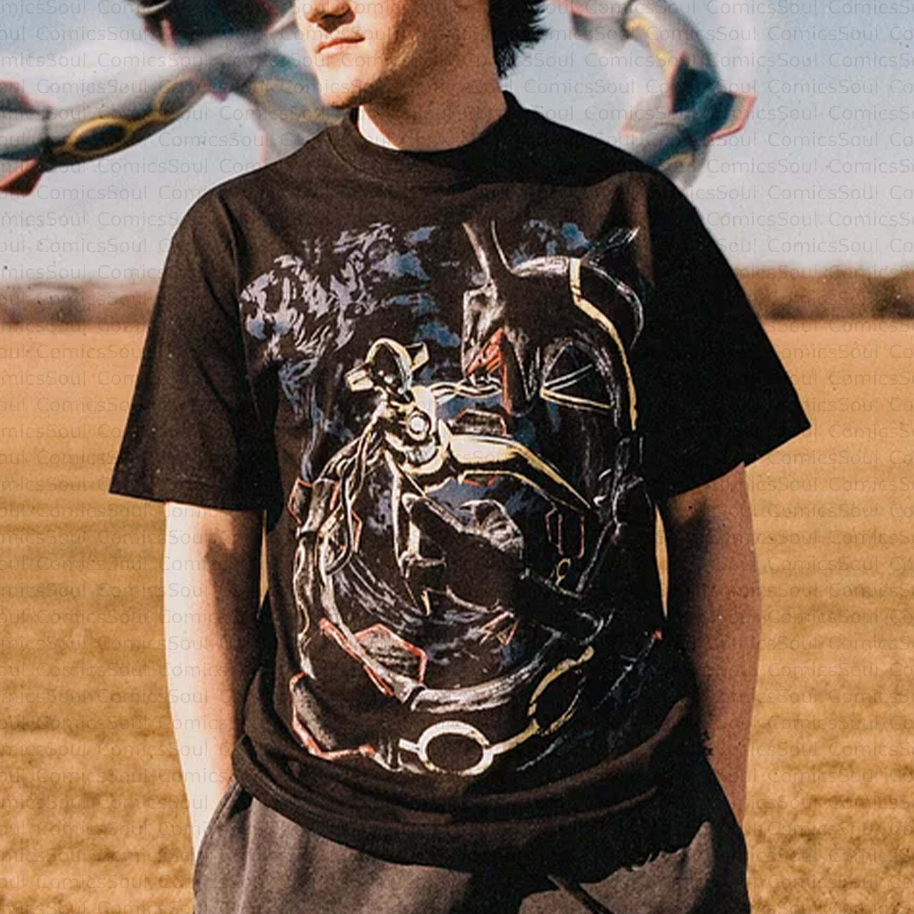 Unisex Anime EMERALD    Inspired Vintage T-Shirt