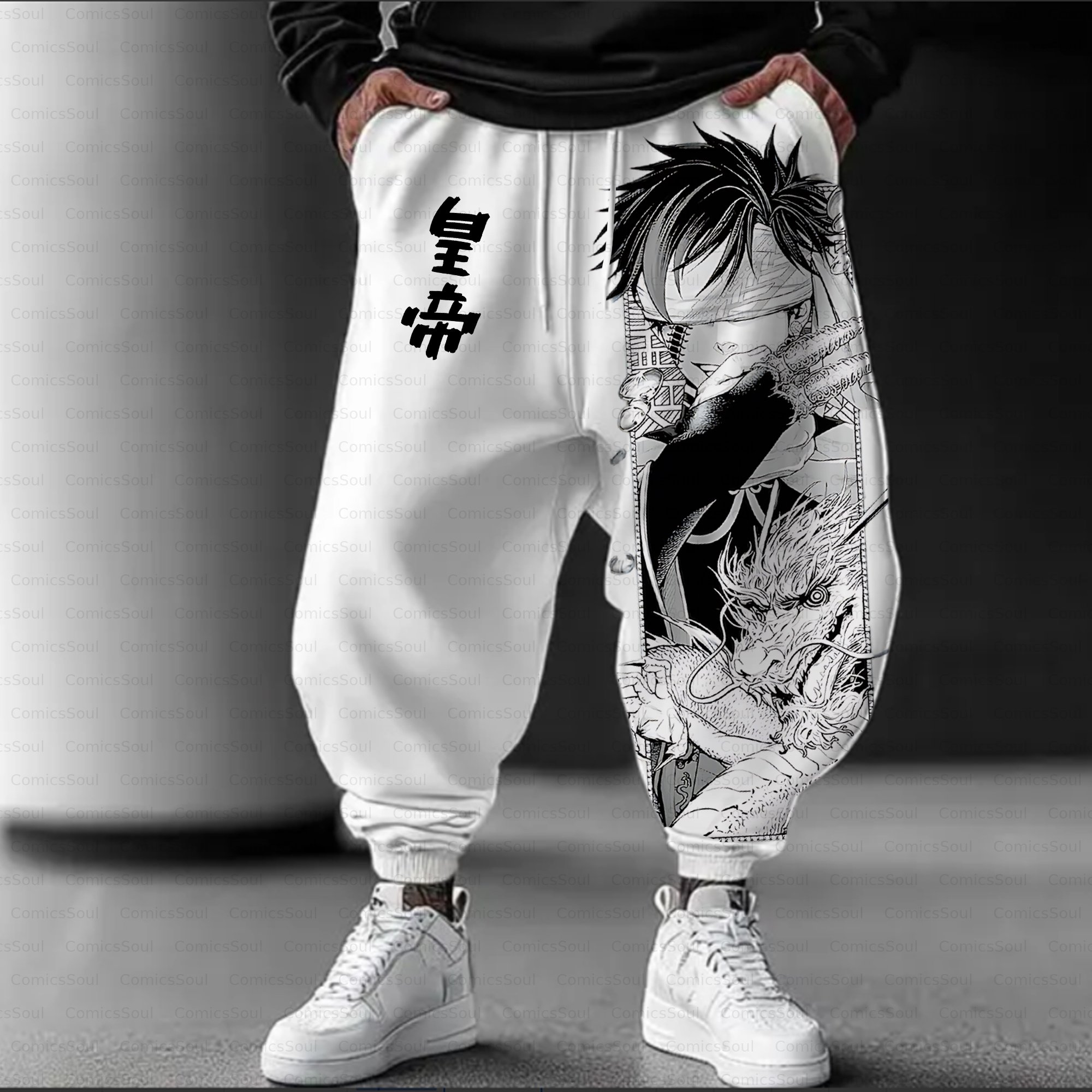 Unisex Casual Anime Streetwear Pant