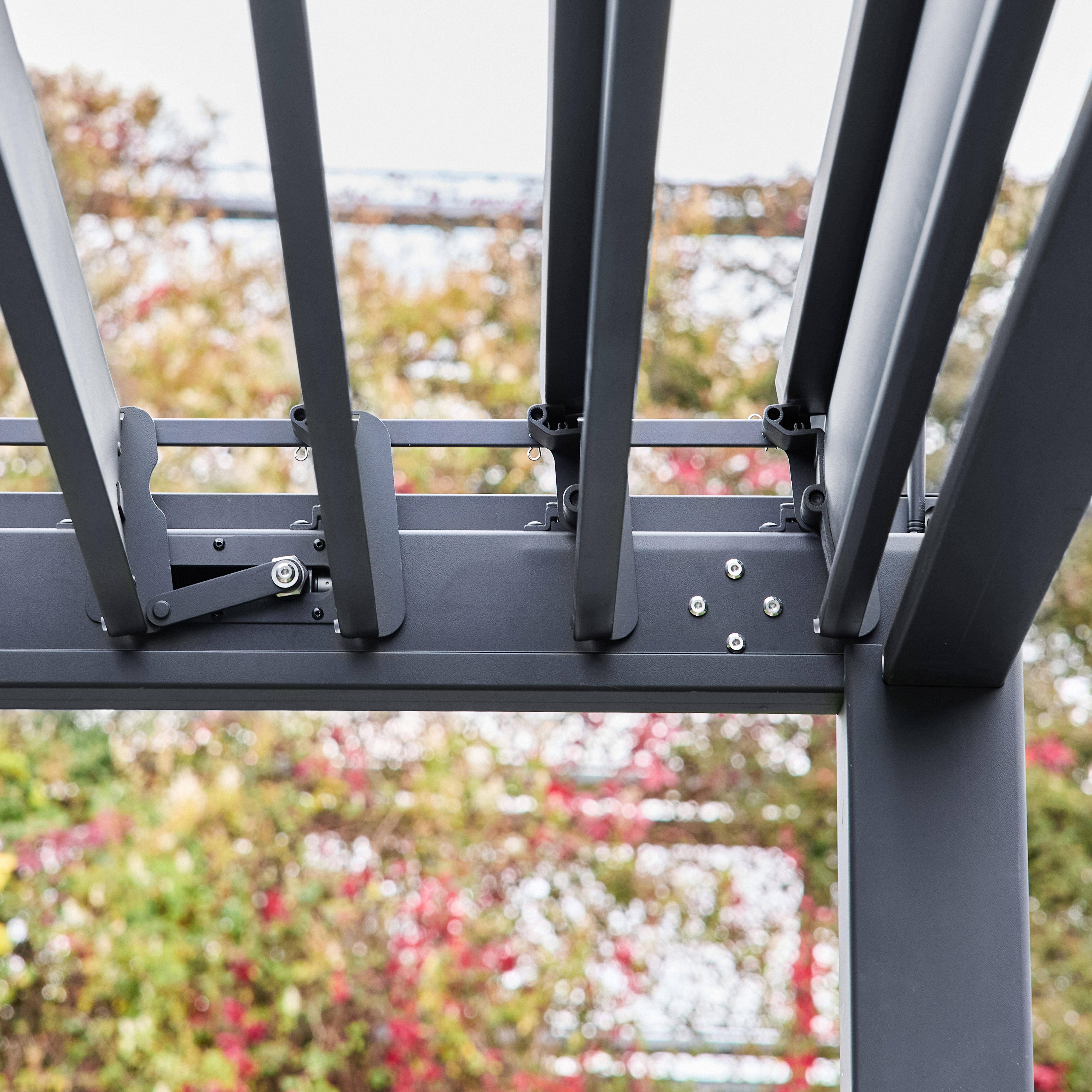 Triomphe 3x4m - Pérgola bioclimática 3x4m de aluminio con lamas orientables