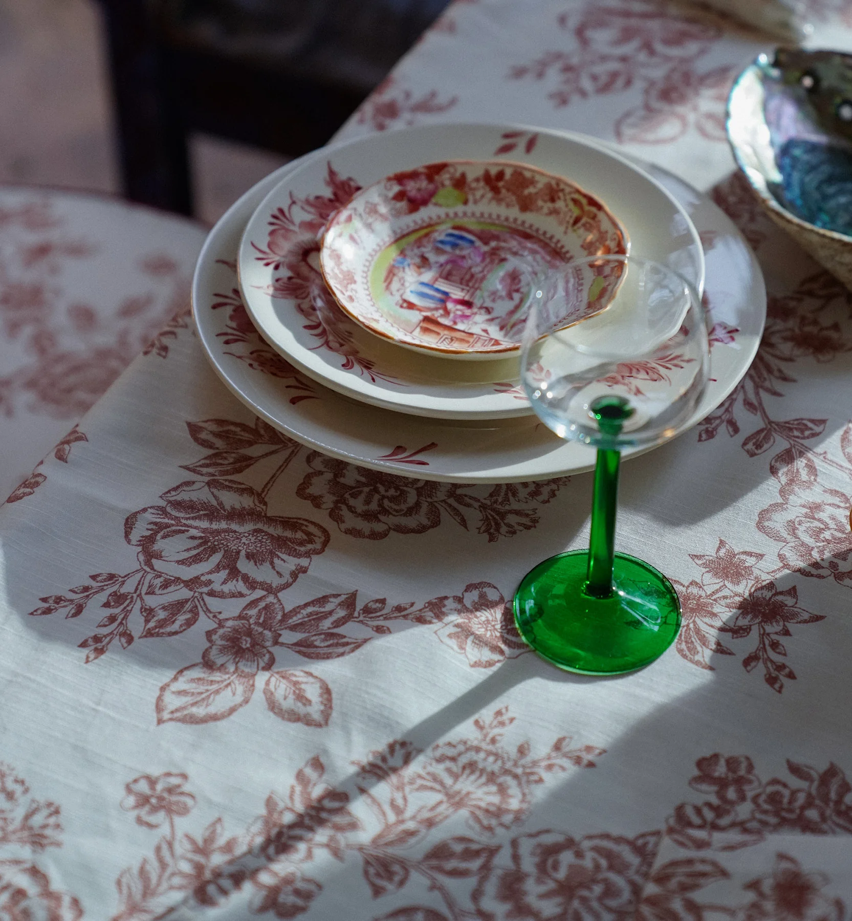 Whimsical Rose Tablecloth