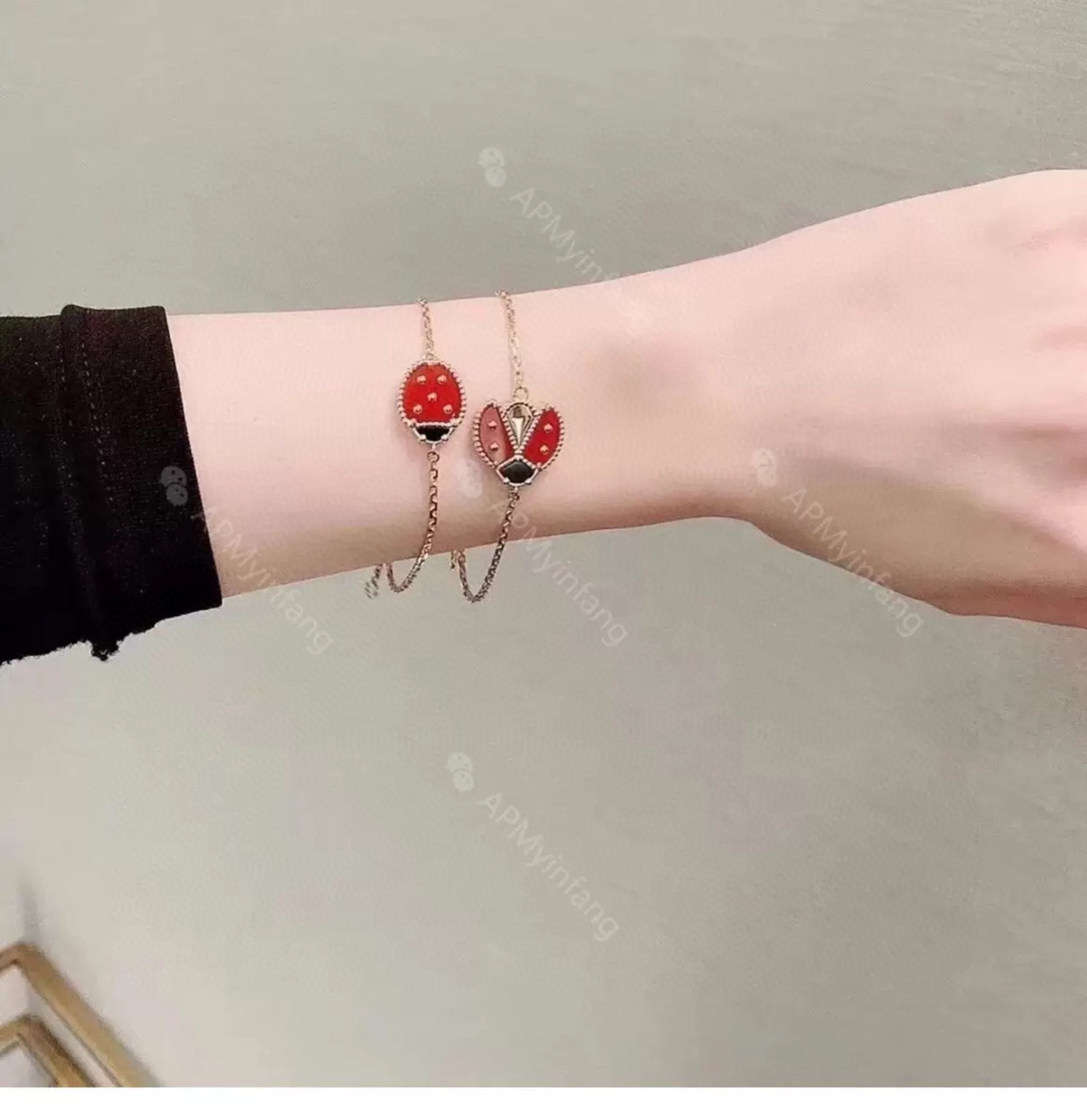 VCA Fauna Ladybug Lucky Spring Bracelet - Original Replica Club