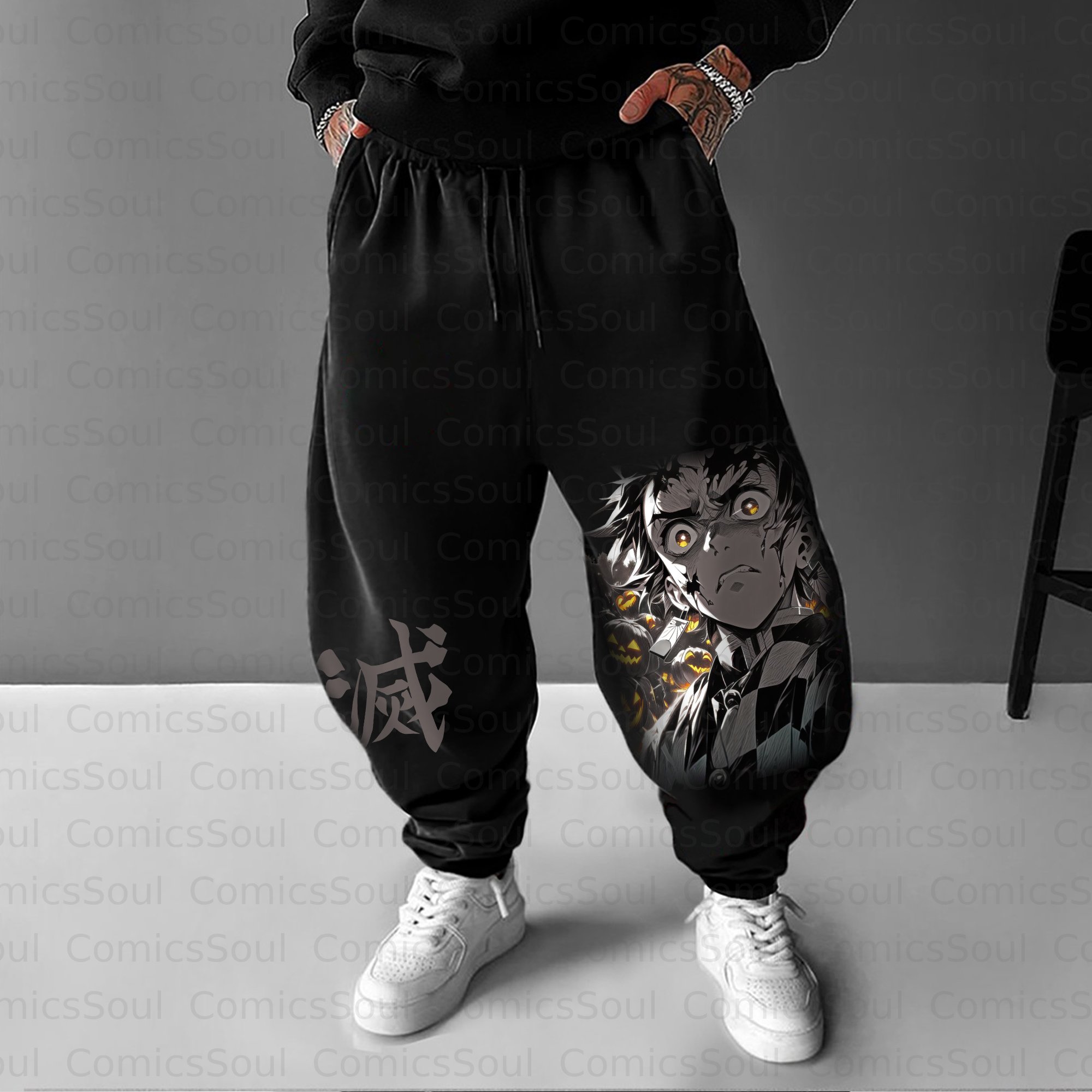 Unisex Halloween Anime Inspired Vintage Pants