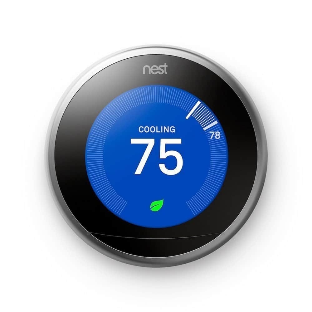 WAYFAIR Google Nest Learning Smart Thermostat 3Rd Generation Stainless Steel - Stainless Steel