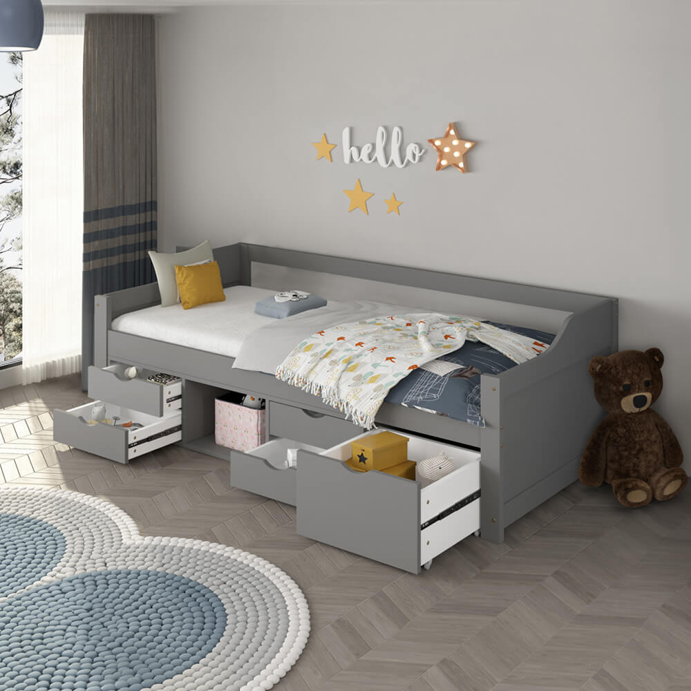 Home Deluxe Kinderbed Grijs