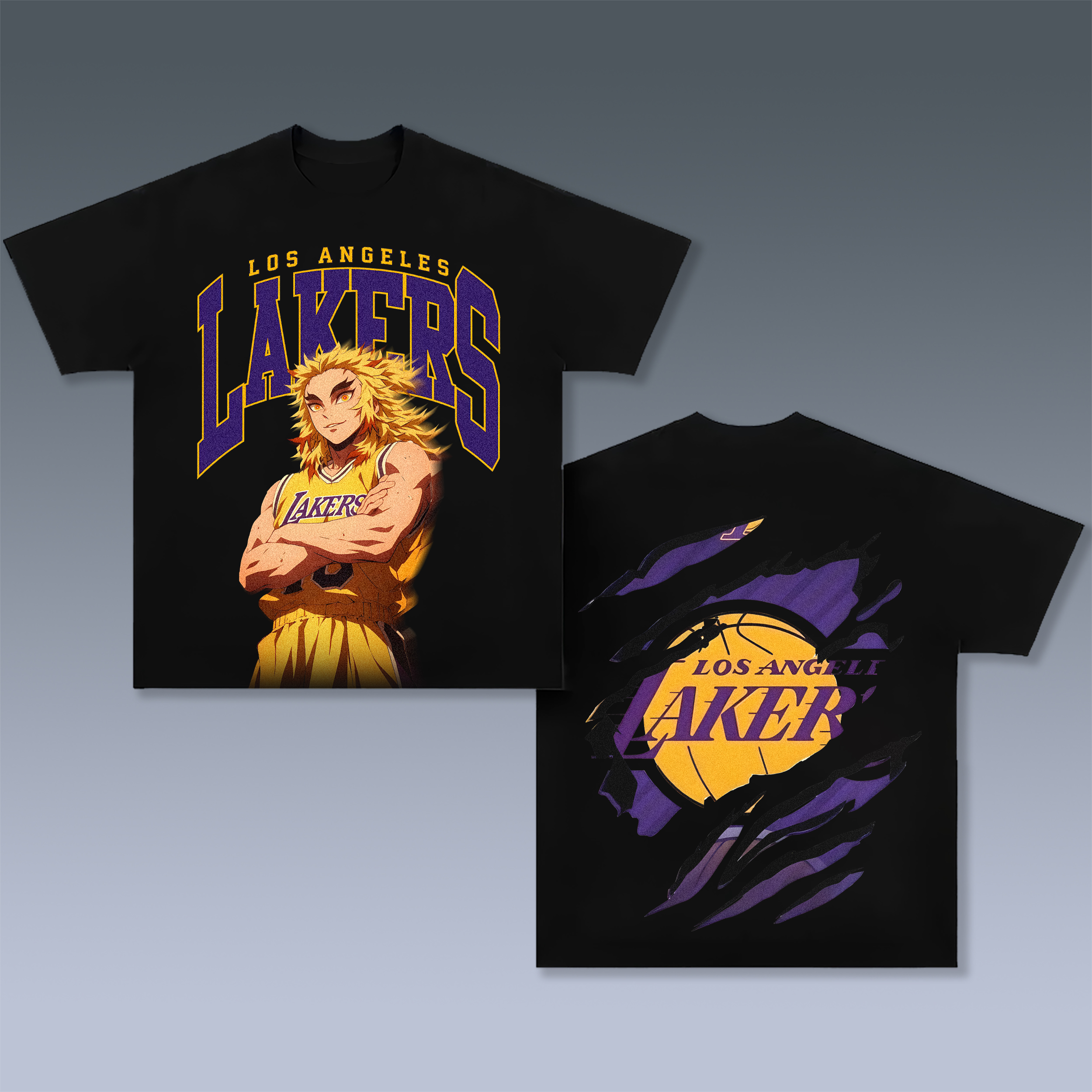 Unisex Vintage Tee丨 Lakers X Comicssoul Tee