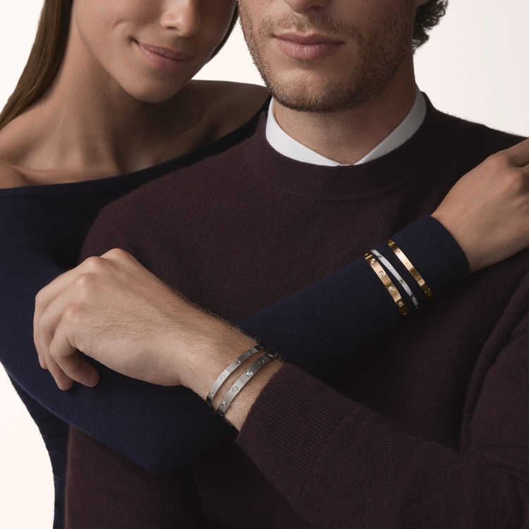 Replicate LOVE bracelet, classic model,10 diamonds(1:1 replica) - Original Replica Club