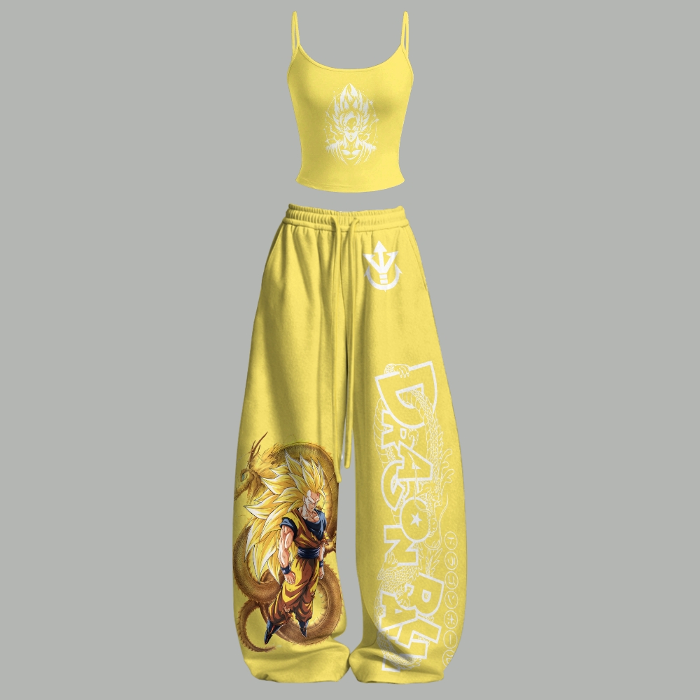 DRAGON BALL Top & Elasticated Trousers Two-Piece Set