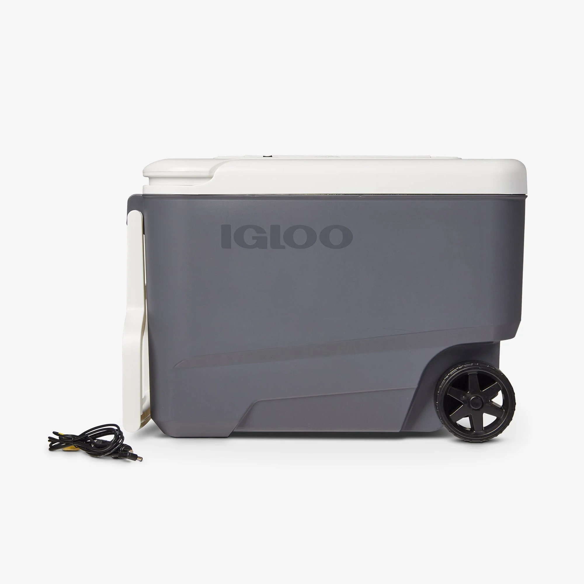 Igloo 35 qt Hard Sided Electric Wheeled Thermocooler, Gray - Image 6