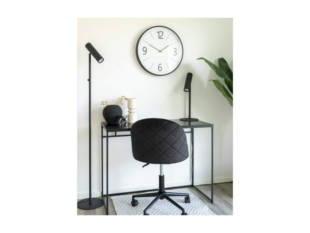 Reloj de Pared Biel, Blanco, Negro, 5x51x51 cm, Hogarlujo